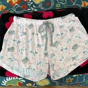 Cat Pajama Shorts